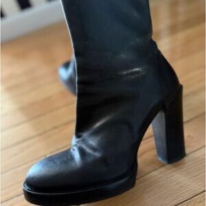 Women's Black Leather Boots